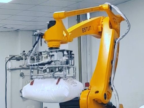 粉末顆粒物機械手自動投料